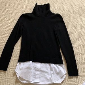 Saks fifths avenue turtle neck wool sweater